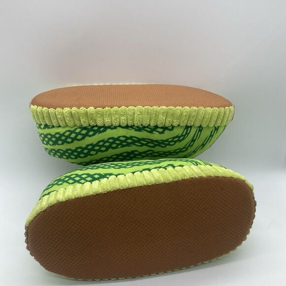 Mens Size 9/ 11 Yeezy Neon Puffy Slippers Casual Home Slip On Comfort Home Slide - Picture 8 of 8